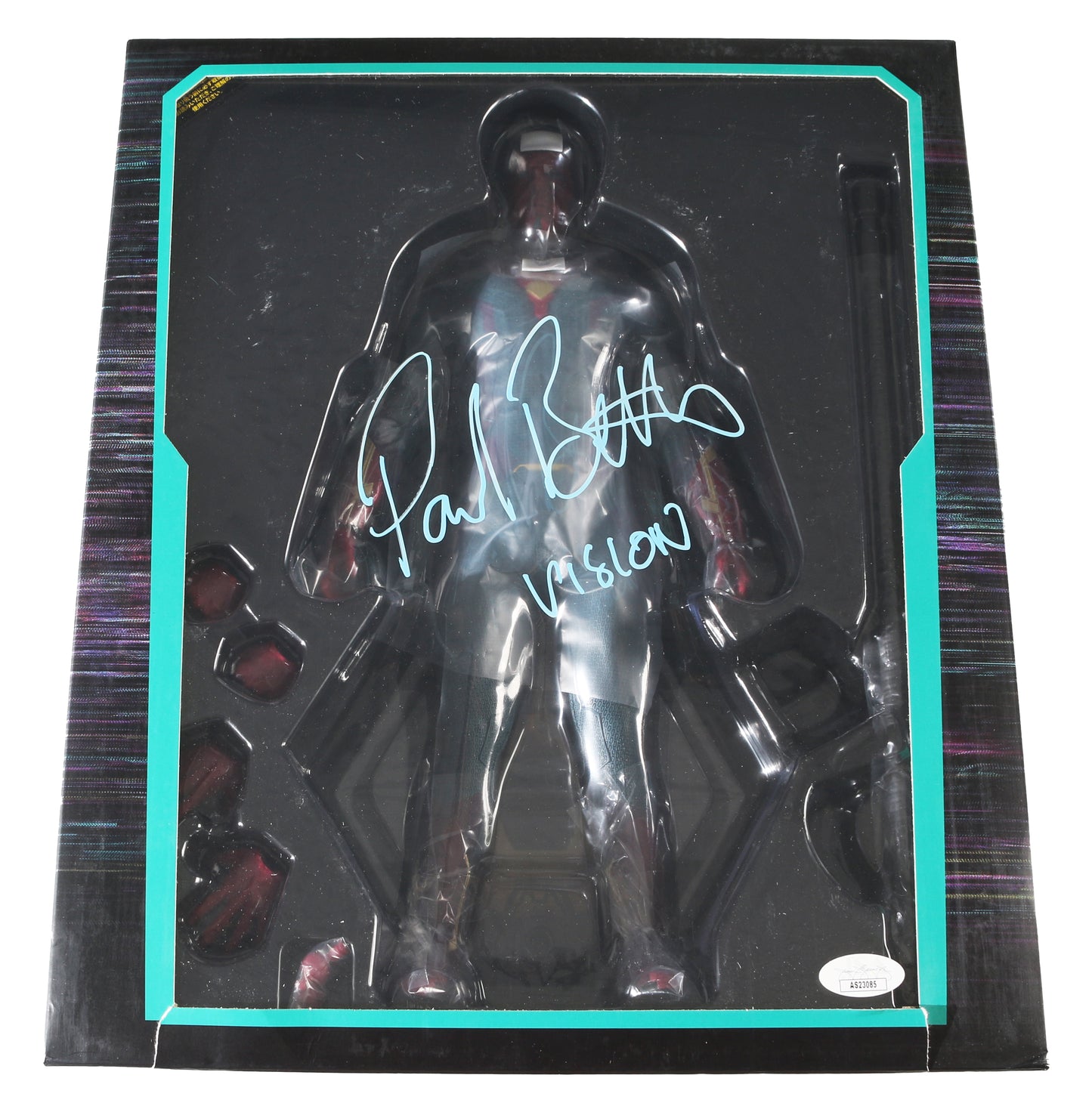 
                  
                    Paul Bettany as The Vision in WandaVision (JSA) Signed Hot Toys Sixth Scale Figure with Character Name
                  
                