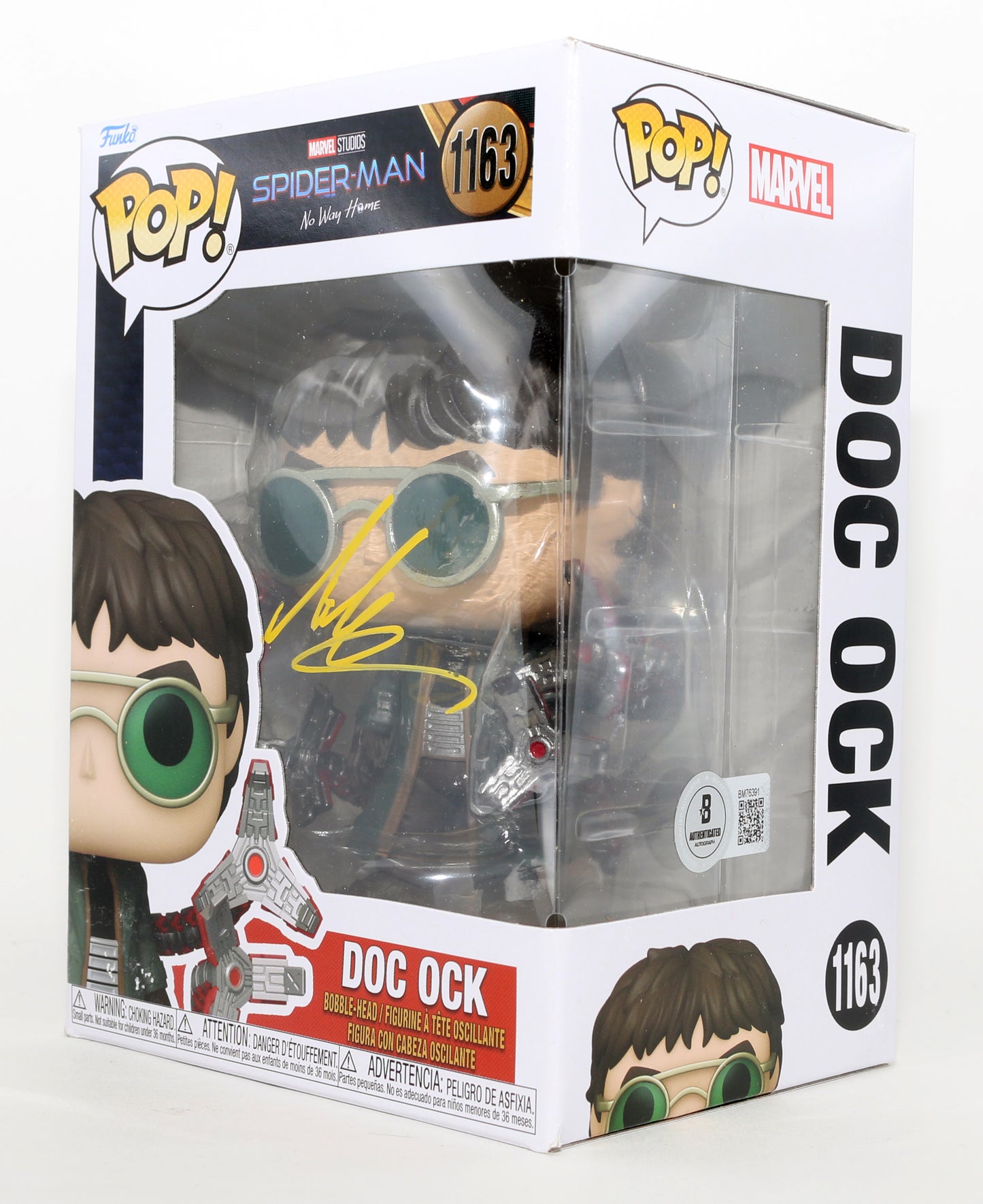 
                  
                    Alfred Molina as Doctor Octopus in Spider-Man: No Way Home (Beckett) Signed Funko POP! #1163
                  
                