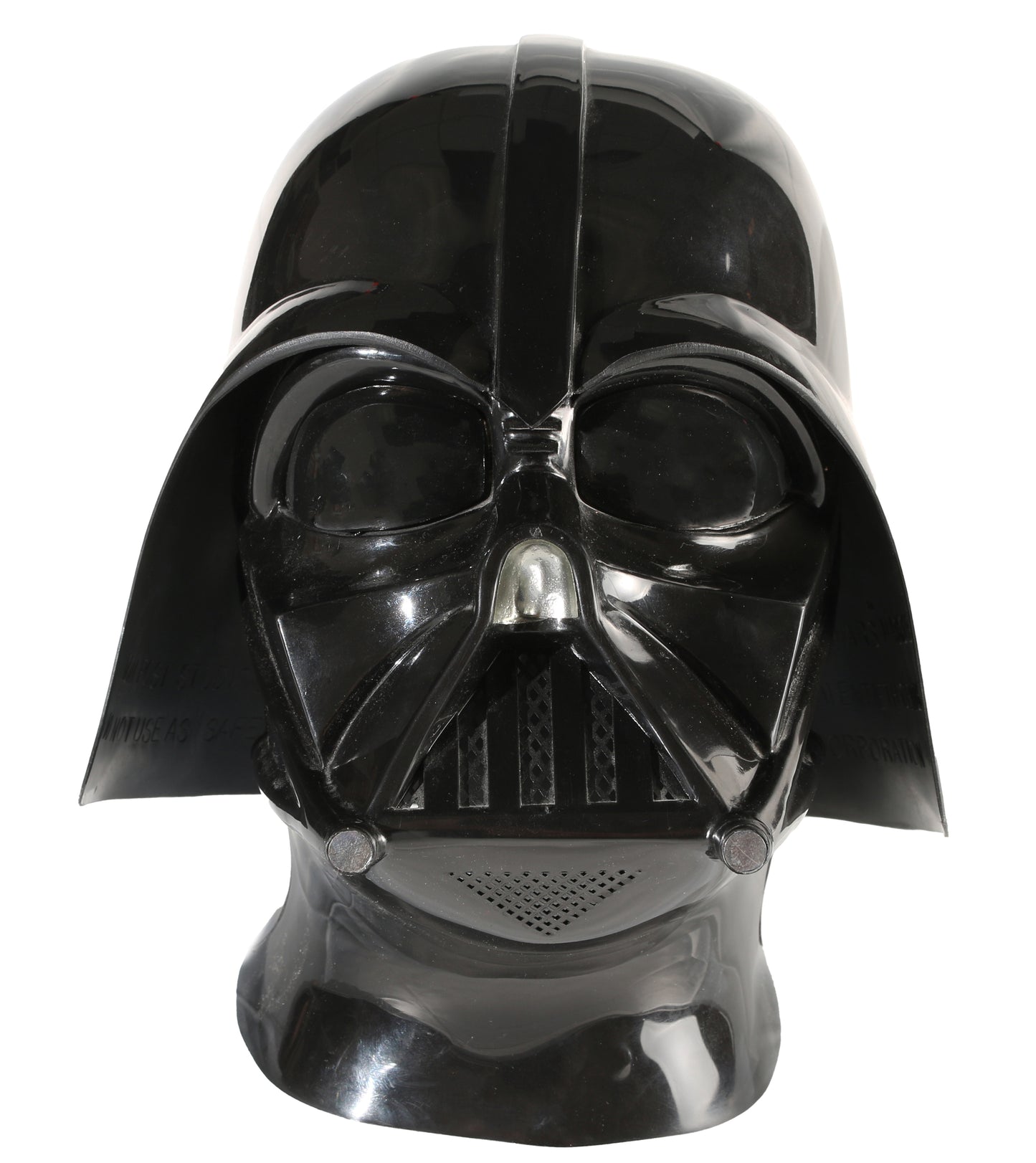 
                  
                    Darth Vader from Star Wars Full Size Prop Replica Helmet (Beckett) Signed by James Earl Jones with Rare 'Voice of Lord Vader' Character Name & MTFBWY Quote
                  
                