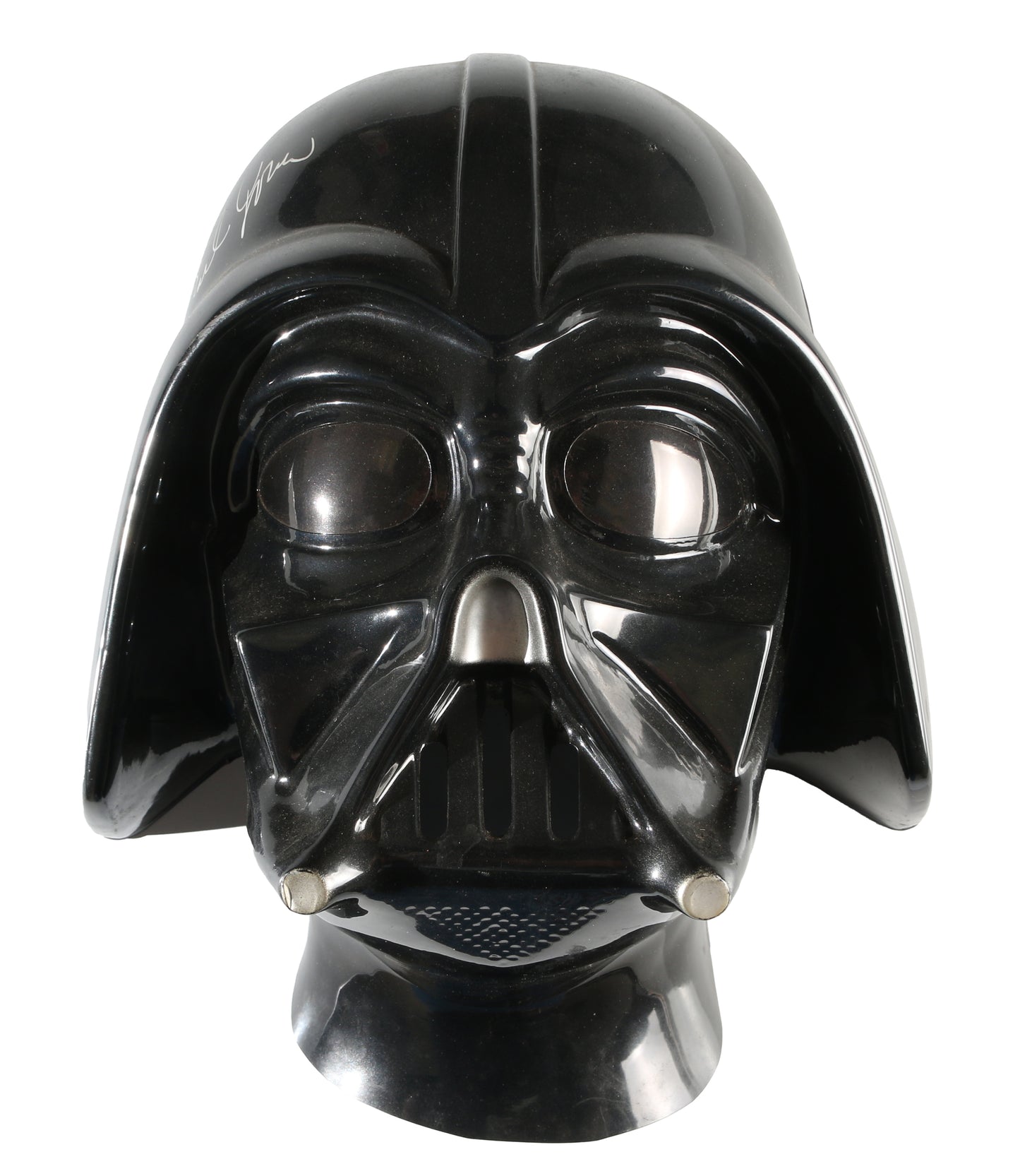 
                  
                    James Earl Jones as Darth Vader in Star Wars Signed Halloween Mask
                  
                