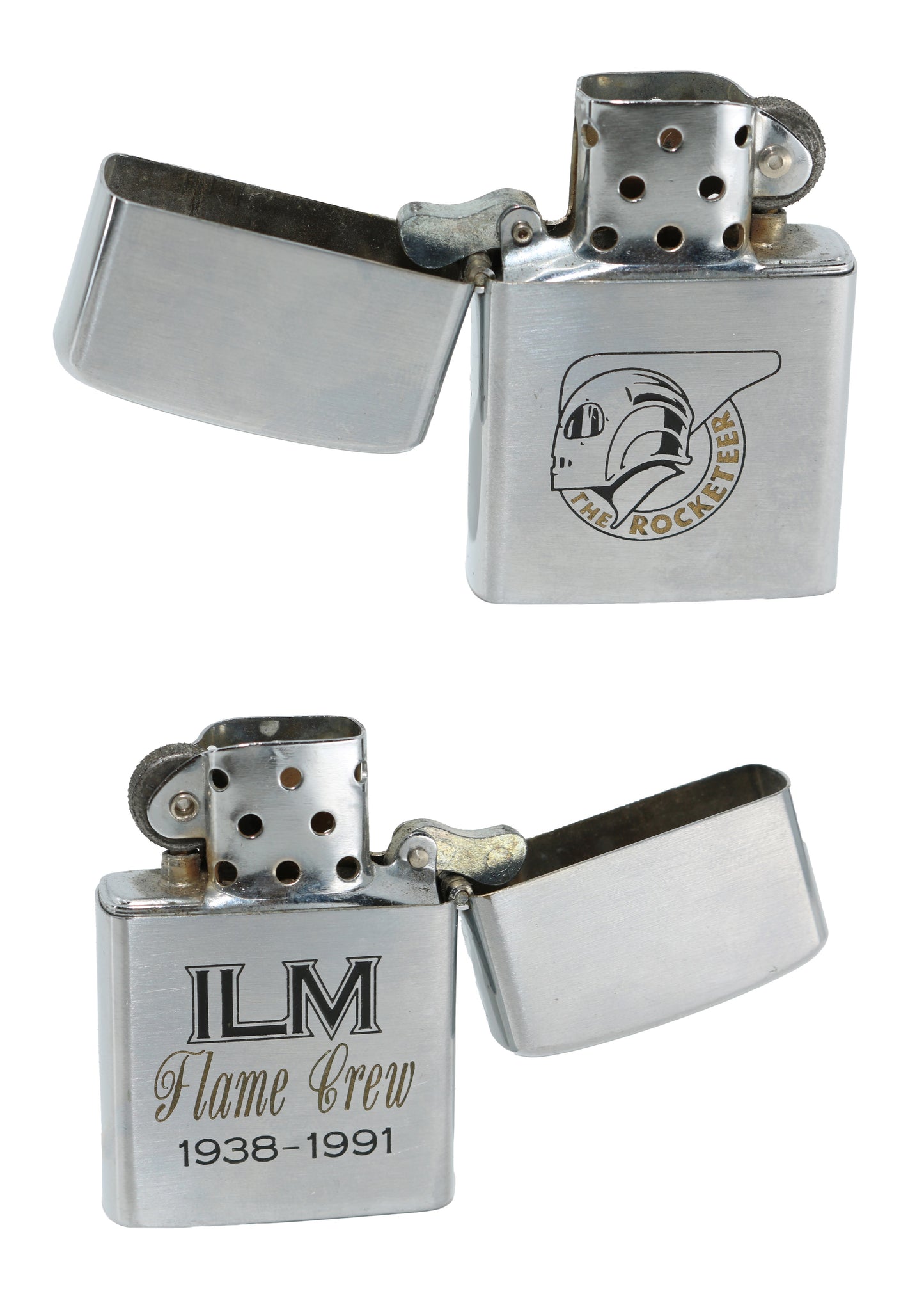 
                  
                    Wes Takahashi Industrial Light & Magic Collection - The Rocketeer ILM Flame Crew 1938 - 1991 Barlow Flint Lighter
                  
                