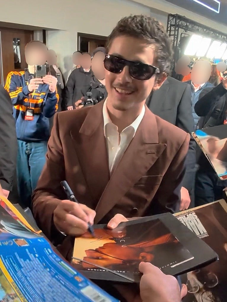 
                  
                    Timothée Chalamet as Paul Atreides in Dune: Part 2 Signed 8x10 Photo
                  
                