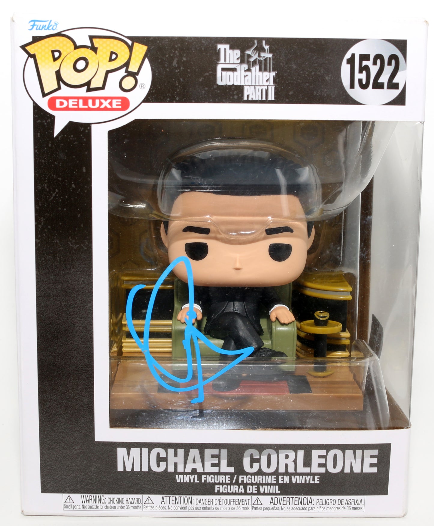 
                  
                    Al Pacino as Michael Corleone in The Godfather Part II (SWAU) Signed Oversized Funko POP! Deluxe #1522
                  
                